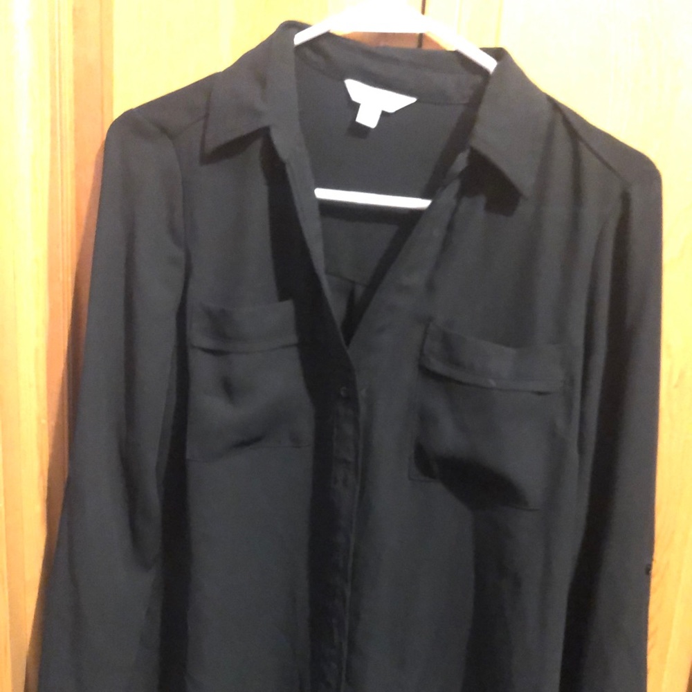 Black Button Down